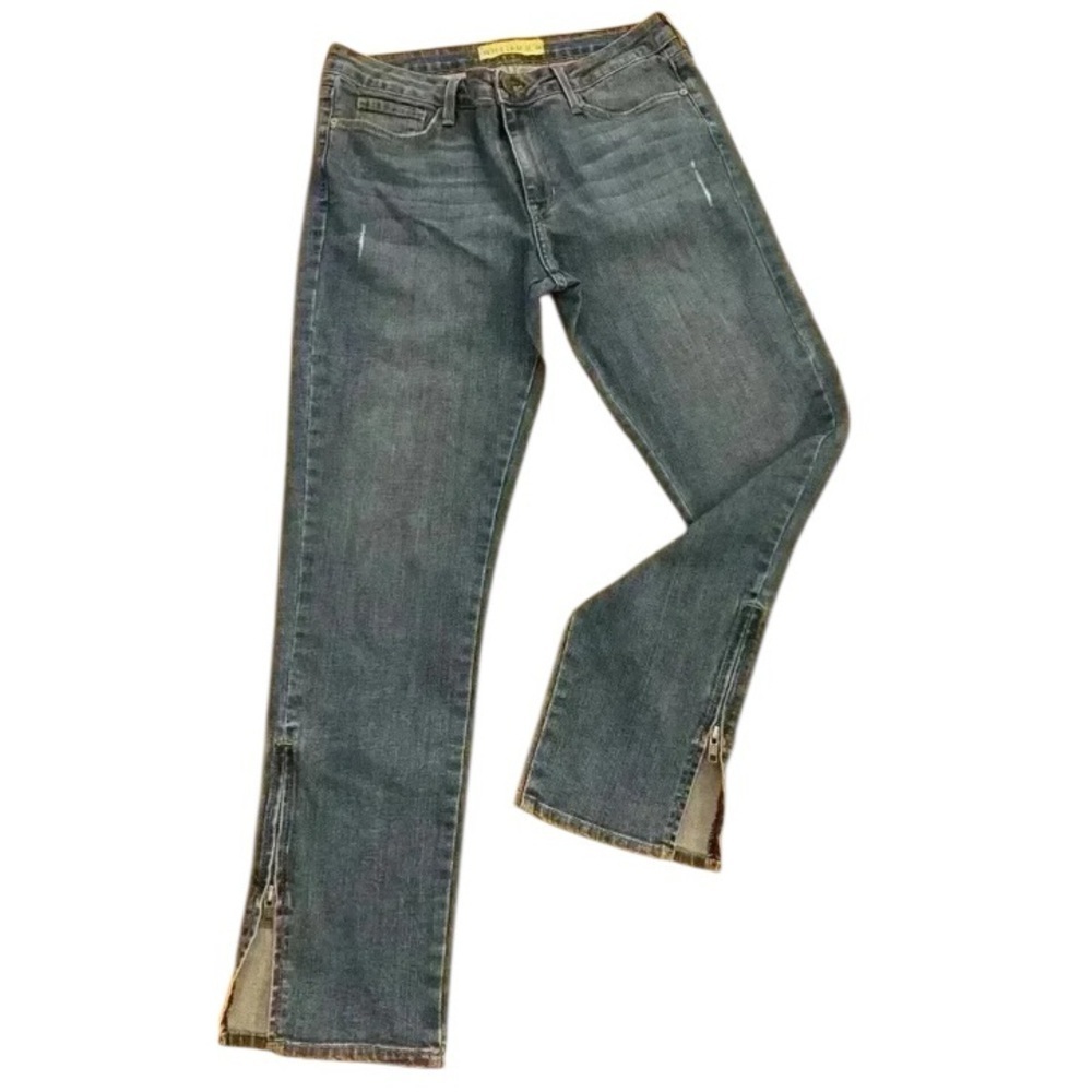 Womens Mid Rise Zipper Ankle Bottom Jean size 29 William B - Picture 1 of 11